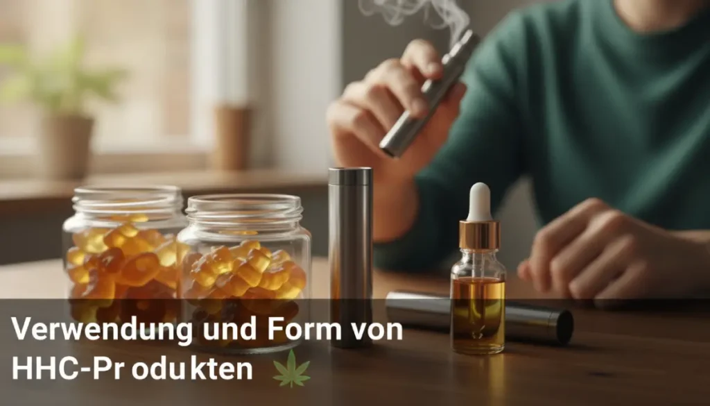 Verwendung und Form von HHC-Produkten