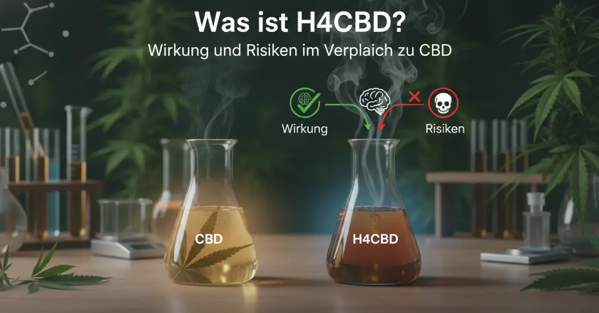 Was ist H4CBD? Wirkung und Risiken im Vergleich zu CBD
